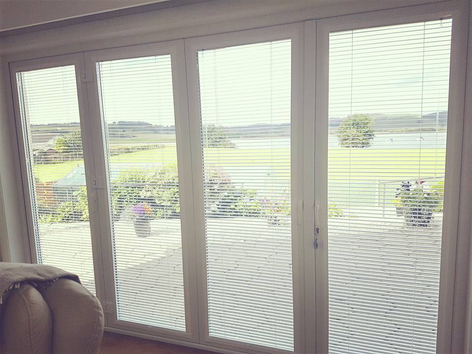 Example of a blind fitted for a customer