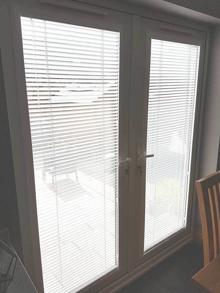 Example of a blind fitted for a customer