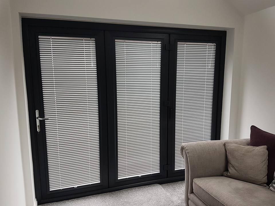 Example of a blind fitted for a customer